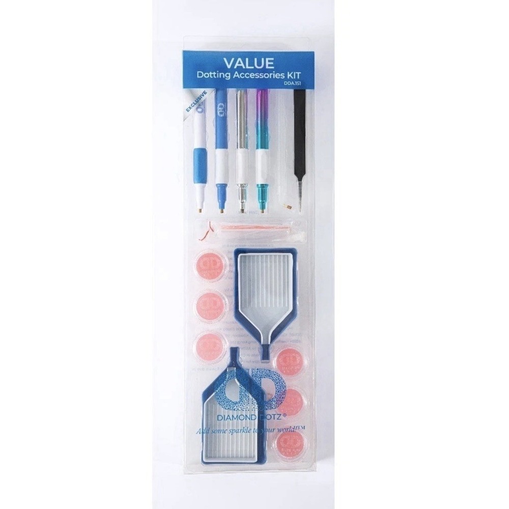 29 Piece Diamond Painting Tools Kit Complete Accessory Set with Storage Box